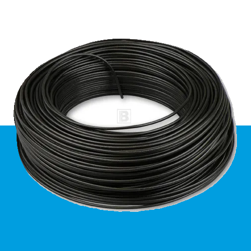Vd Draad 1.5 zwart 100 m1