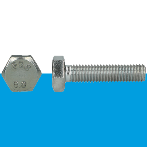 Zeskantbout 8.8 DIN 933 M8x60 Zn 200st