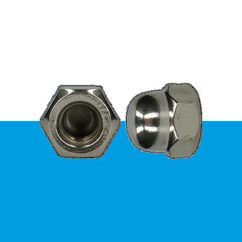 Zeskant dopmoer M5 RVS 200 stuks