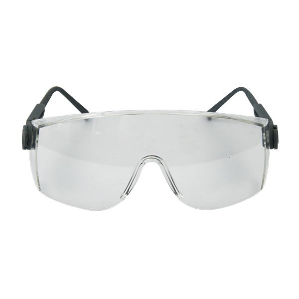 Ce veiligheidsbril zwart nylon frame