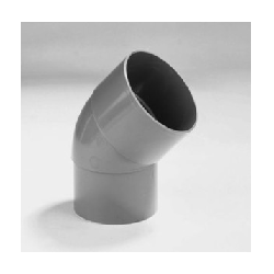 Bocht 70 mm 45 graden mof/verjongd