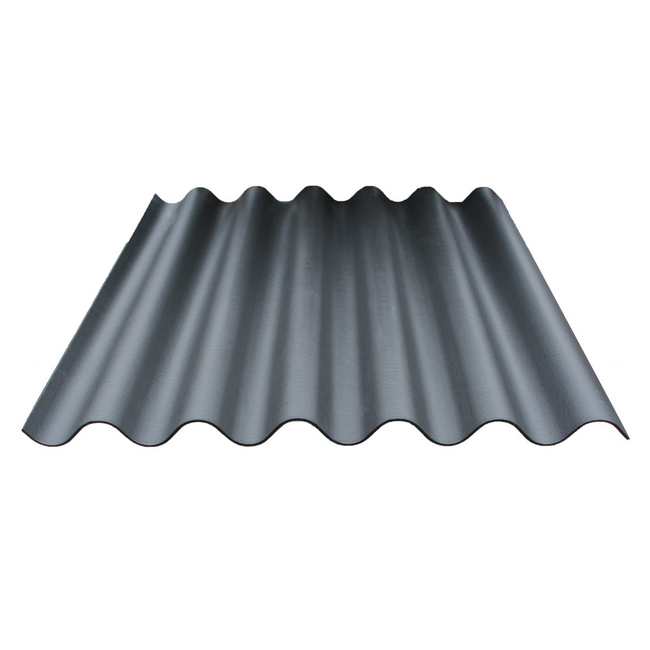 Golfplaat zwart 110x183 cm B65