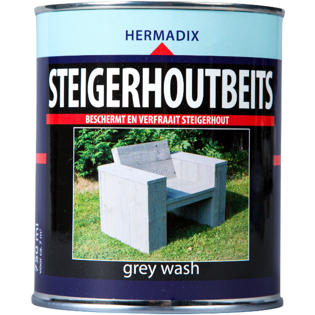 Steigerhoutbeits grey wash 750 ML