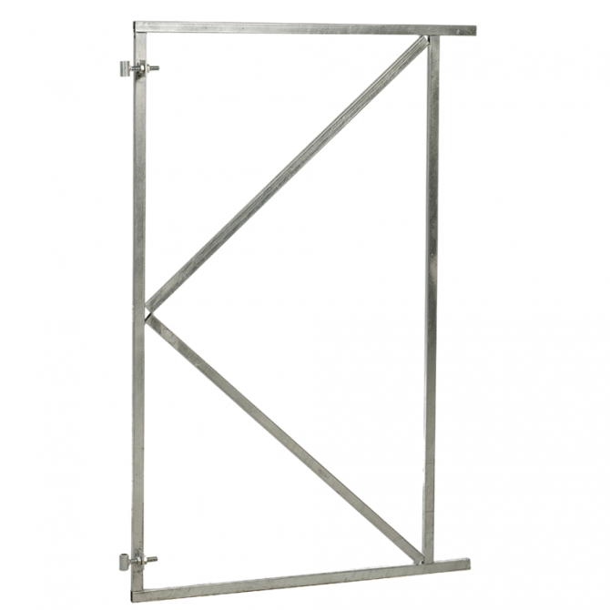 Stalen poortframe vuurverzinkt verstelbaar 100x155 cm