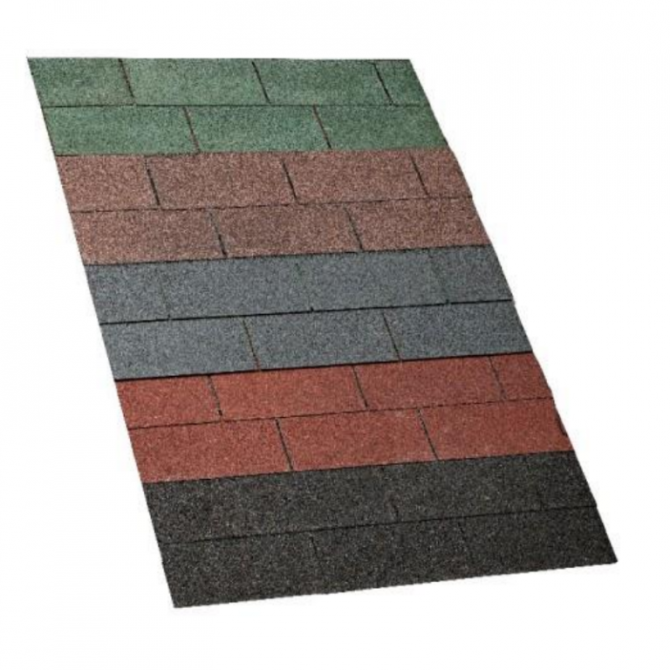 Daksingels per pak van 3 m2 Rood