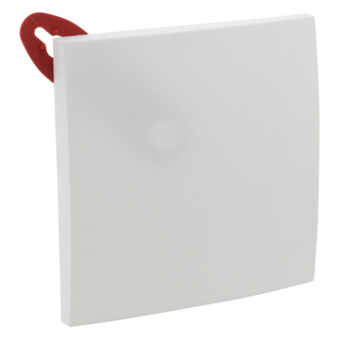 Plafondplaat vierkant 110 x 110 mm wit