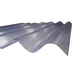 Transparante golfplaat 110x305 cm 177/51 mm Massief pvc