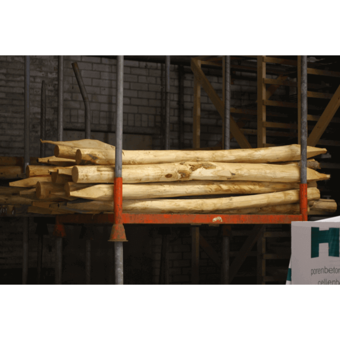 Ø 80/100 mm Kastanje paal lengte 180 cm (bestelartikel)