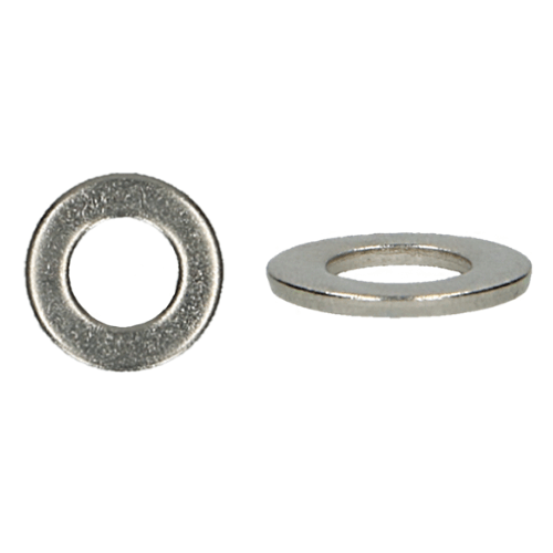 Sluitringen Din 125A M  5 inox RVS (A2) (5,3/10/1,0) verpakt 500 stuks