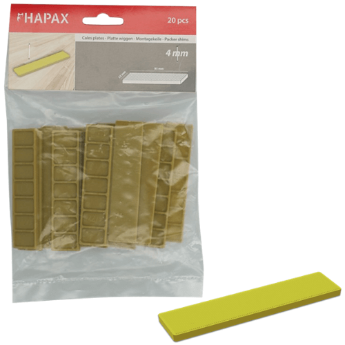 HAPAX platte wiggen * 4x22,00x95 /20st