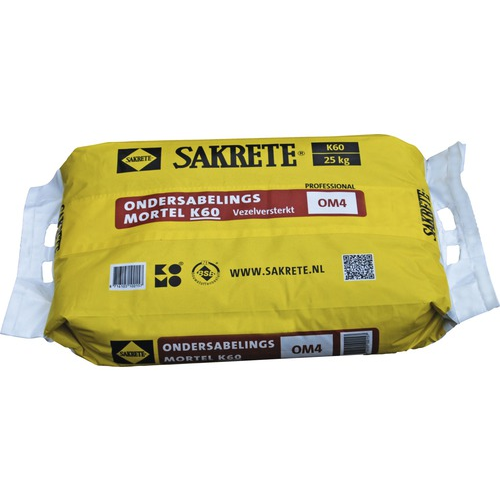 Ondersabelingsmortel verpakt per 25 kg