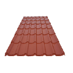 Dakpanprofielplaat terracotta 110x365 cm (bestelartikel)