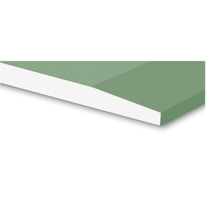120x300 cm Gipsplaat hydro groen dikte 12,5 mm  (bestelartikel)