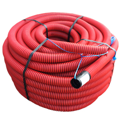 Mantelflex buis met trekkoord Ø 50 mm rollengte 50 meter