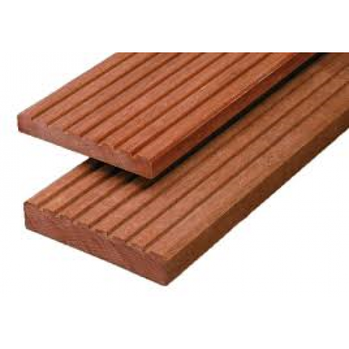 Hardhouten vlonderplank 21x145 mm lengte 395 cm (bestelartikel)