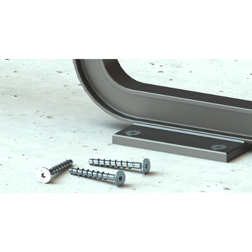 Betonschroef 6x45x80 mm verzinkt verpakt per 100 stuks