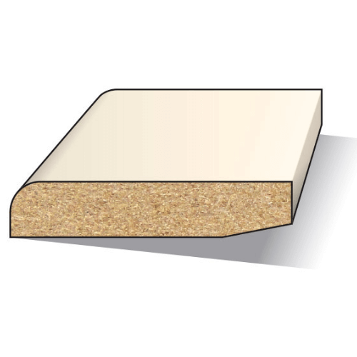 Greenline MDF Plint 18x120 mm FSC wit voorgelakt vochtwerend lengte 244 cm