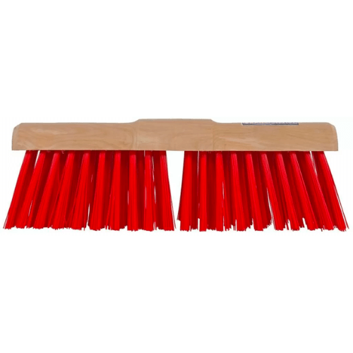 Stadsbezem ronde kap kunststof 45 cm