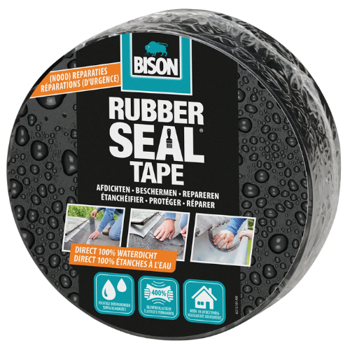 Bison Rubber Seal Tape 7,5cm rol 5m