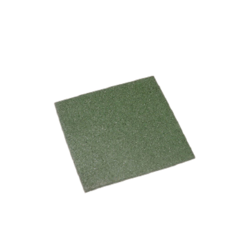 Rubbertegel 50 x 50 cm, groen OP=OP