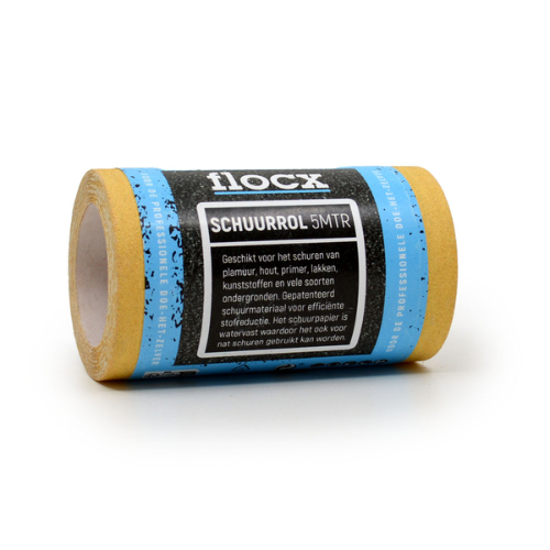 Flocx schuurpapier rollen 95 mm x 5M P80