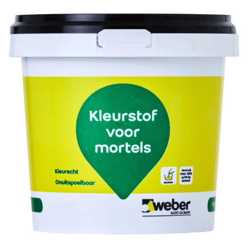 Weber kleurstof zwart verpakt per 1 kg