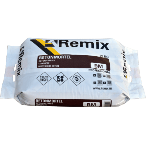 Remix betonmortel verpakt per 25 kg