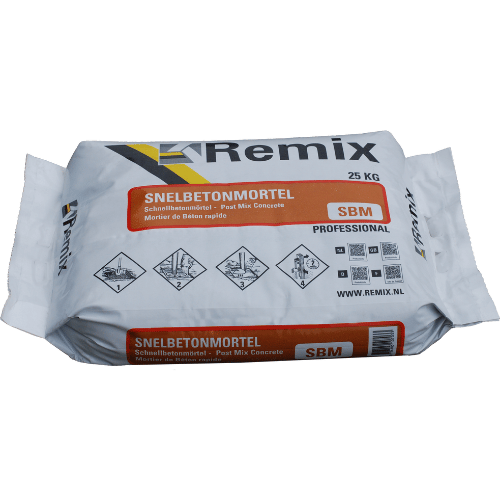Remix snelbeton verpakt per 25 kg