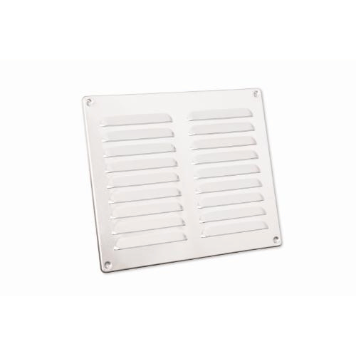 Nedco schoepenrooster aluminium met omgezette rand 250x200 mm