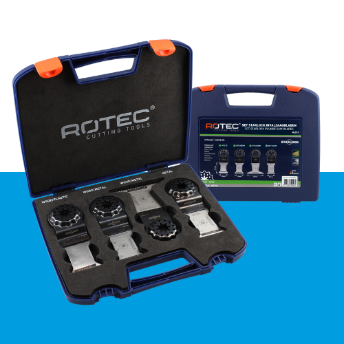 Rotec Starlock Multitoolzaagbladen 517-Allround set 4 delig (bestelartikel)