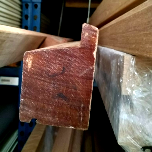 Raamhout 54x80 mm schuin model (M1)