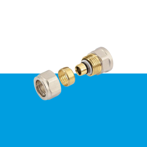 BONFIX Alu-knel Schroefbus 1/2