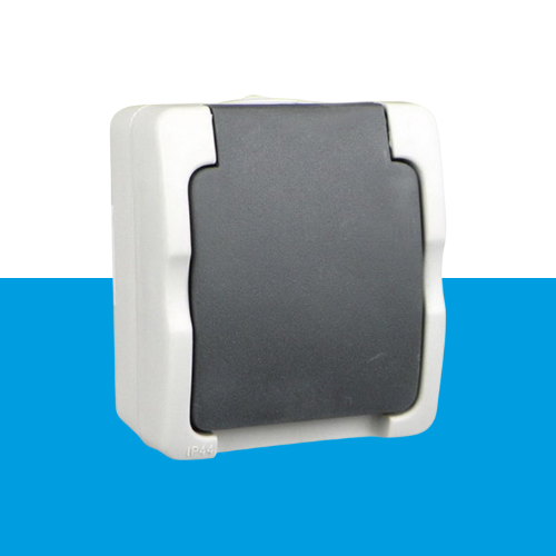 Wandcontactdoos enkel Ratio waterdicht
