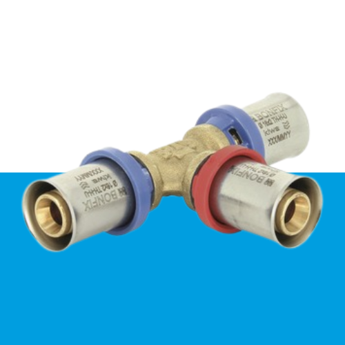 BONFIX Alu-pers T-stuk 20 x 16 x 20 mm 1st