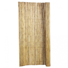 Bamboescherm op rol kleur geel 180x180 cm (bestelartikel)