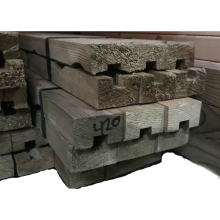 Vuren ventilatieregel 28x45 mm gewolmaniseerd lengte 480 cm