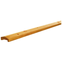 Geschaafde afdekkap grenen 35 x 85 mm lengte 180 cm, t.b.v. rechtscherm