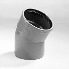 Bocht 110 mm 30 graden 1xmachet 1xspie