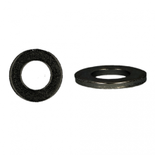 Sluitring 125 A zwart blister