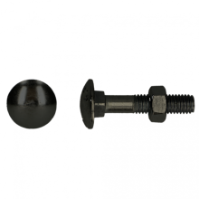 Slotbout 6 mm zwart blister