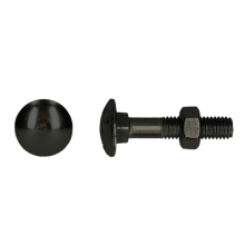 Slotbout 4.8 DIN 603/555 M8x30 BT/6st zwart
