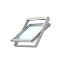 GGL 78x98 cm Velux dakraam hout wit afgelakt inclusief gootstukken MK04