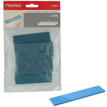 HAPAX platte wiggen * 2x22,00x95 /20st