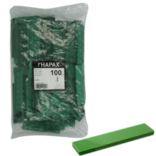 HAPAX platte wiggen * 5x22,00x95 /100st (groen)