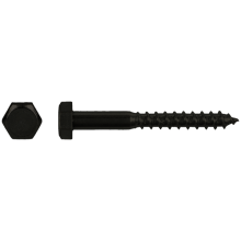 Houtfret DIN 571 Ø8x50 DCB zwart