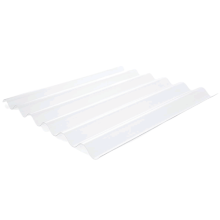 Transparante golfplaat 110x122 cm 177/51 mm Massief pvc (bestelartikel)