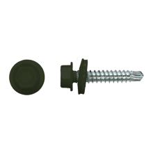 4.8x35 mm Bout dakpanprofielplaat groen RAL 6007 100 stuks
