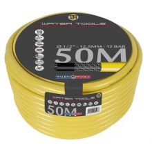 Getricoteerde gele slang, high twist resistand 1/2" -  25 M"