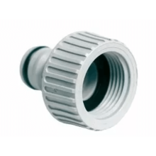 Kraannippel met inwendige draad 1/2" PVC op kaart