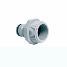 Kraannippel met uitwendige draad 3/4" PVC op kaart